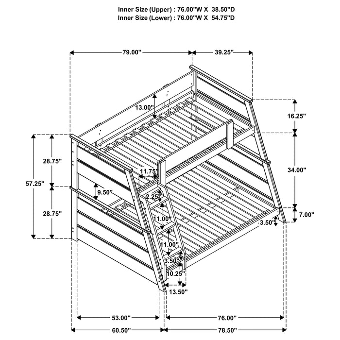 Holden Bunk Beds - Casa Morelos / Coahuila Furniture (Oklahoma City, OK)