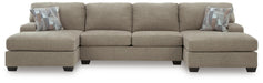 Newellen Sectional with Double Chaise - Casa Morelos / Coahuila Furniture (Oklahoma City, OK)