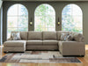 Newellen Sleeper Sectional with Chaise - Casa Morelos / Coahuila Furniture (Oklahoma City, OK)