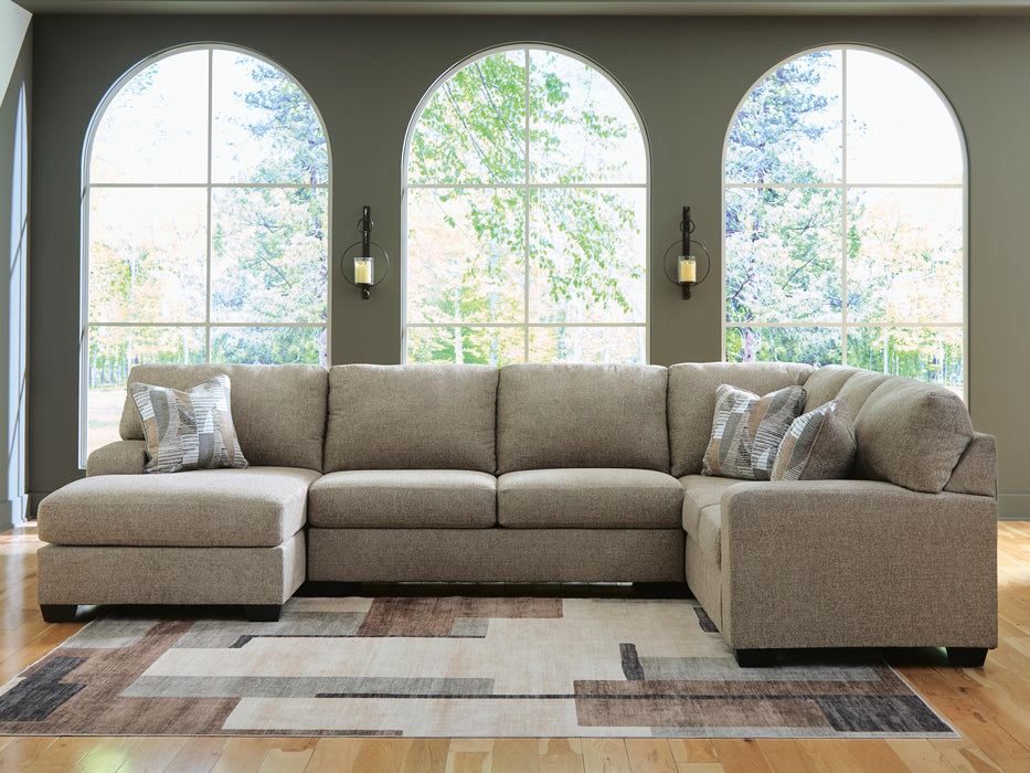 Newellen Sectional with Chaise - Casa Morelos / Coahuila Furniture (Oklahoma City, OK)