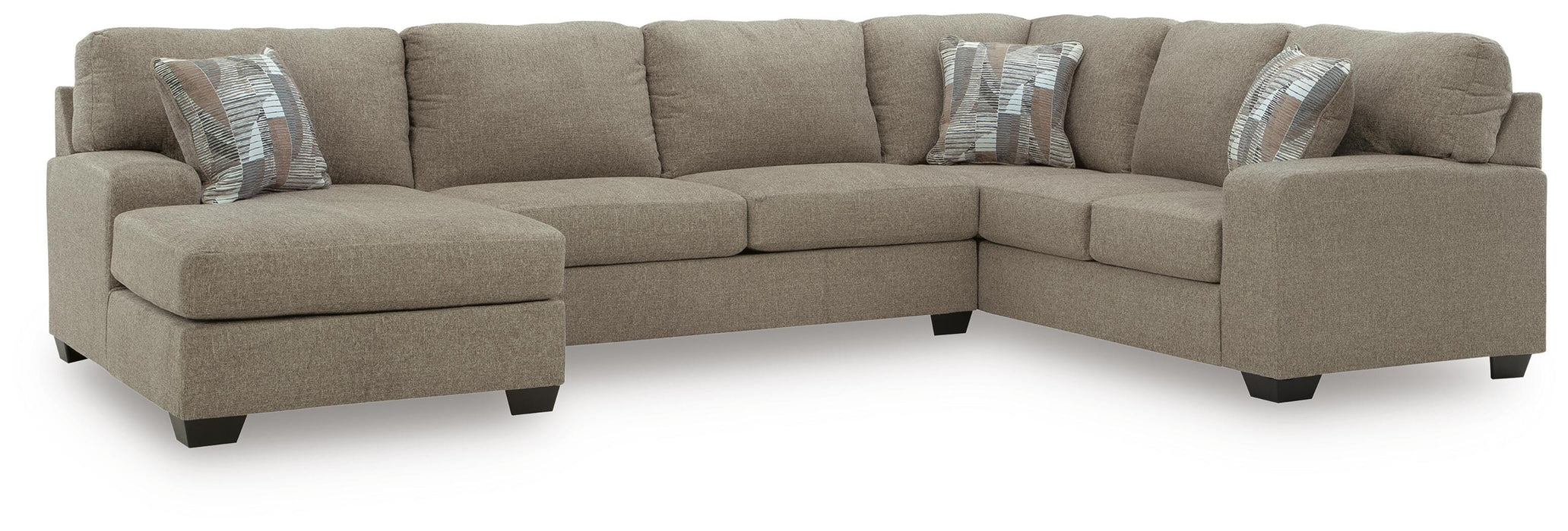 Newellen Sleeper Sectional with Chaise - Casa Morelos / Coahuila Furniture (Oklahoma City, OK)