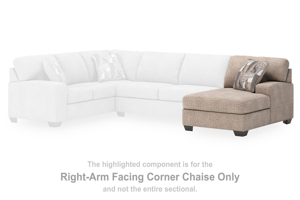 Newellen Sectional with Chaise - Casa Morelos / Coahuila Furniture (Oklahoma City, OK)