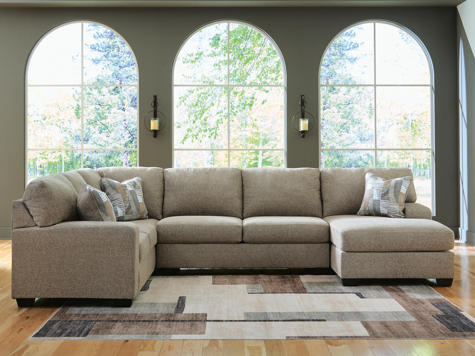Newellen Sectional with Chaise - Casa Morelos / Coahuila Furniture (Oklahoma City, OK)