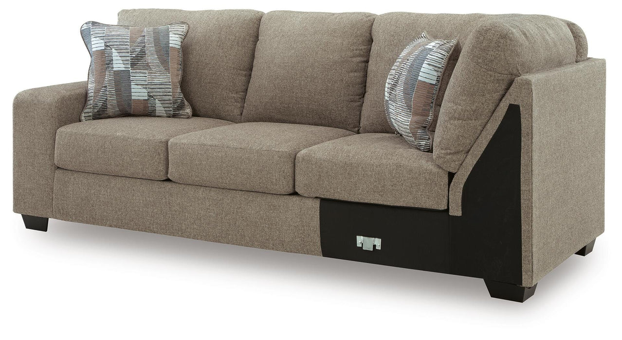 Newellen Sleeper Sectional with Chaise - Casa Morelos / Coahuila Furniture (Oklahoma City, OK)
