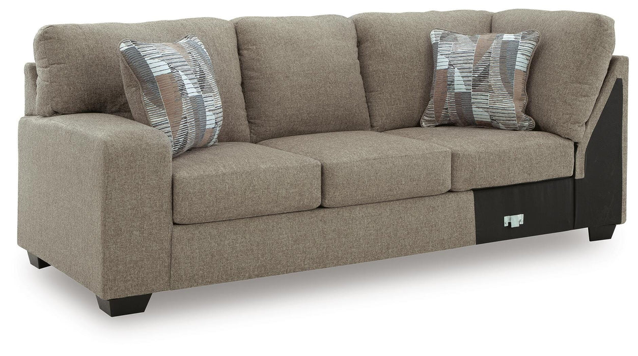 Newellen Sleeper Sectional with Chaise - Casa Morelos / Coahuila Furniture (Oklahoma City, OK)