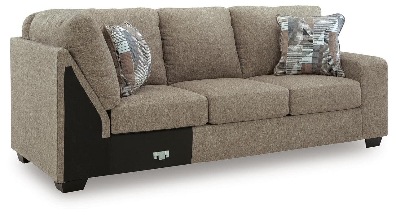 Newellen Sleeper Sectional with Chaise - Casa Morelos / Coahuila Furniture (Oklahoma City, OK)