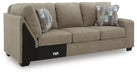 Newellen Sleeper Sectional with Chaise - Casa Morelos / Coahuila Furniture (Oklahoma City, OK)