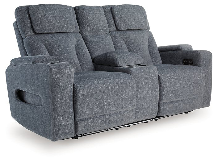 Studio Cave Power Reclining Loveseat with Console - Casa Morelos / Coahuila Furniture (Oklahoma City, OK)