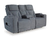 Studio Cave Power Reclining Loveseat with Console - Casa Morelos / Coahuila Furniture (Oklahoma City, OK)