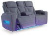 Studio Cave Power Reclining Loveseat with Console - Casa Morelos / Coahuila Furniture (Oklahoma City, OK)