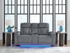Studio Cave Power Reclining Loveseat with Console - Casa Morelos / Coahuila Furniture (Oklahoma City, OK)