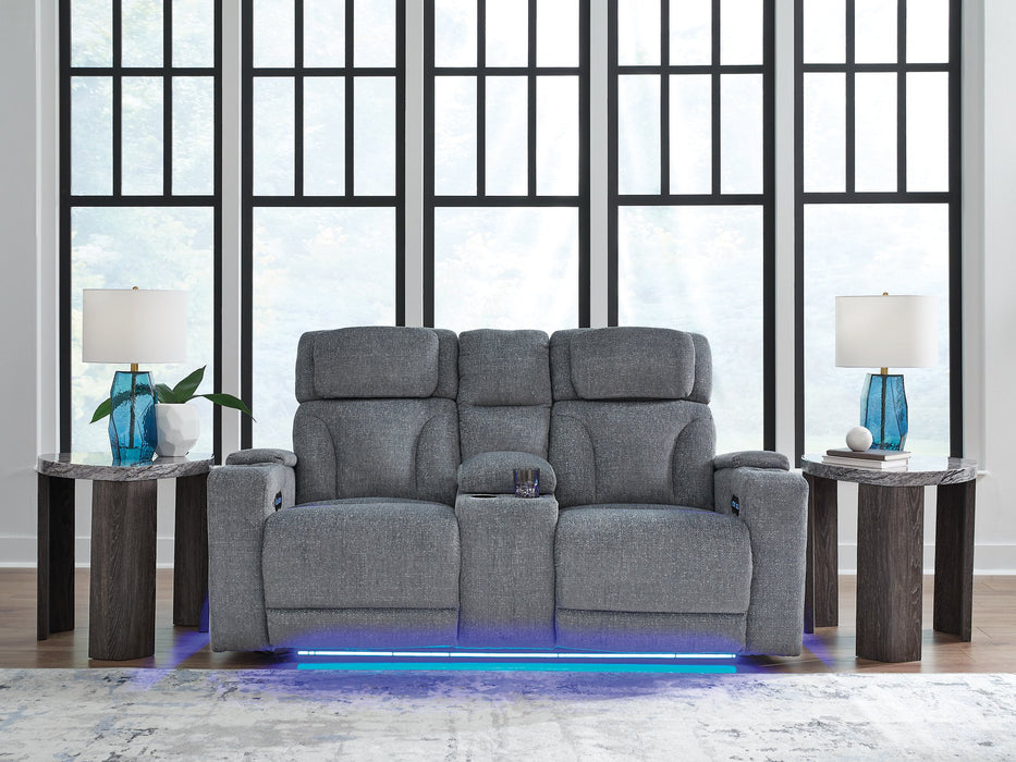 Studio Cave Power Reclining Loveseat with Console - Casa Morelos / Coahuila Furniture (Oklahoma City, OK)