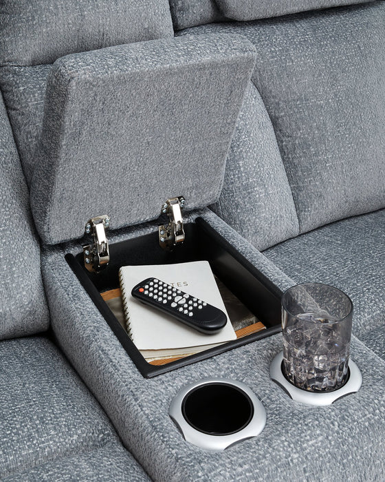 Studio Cave Power Reclining Loveseat with Console - Casa Morelos / Coahuila Furniture (Oklahoma City, OK)