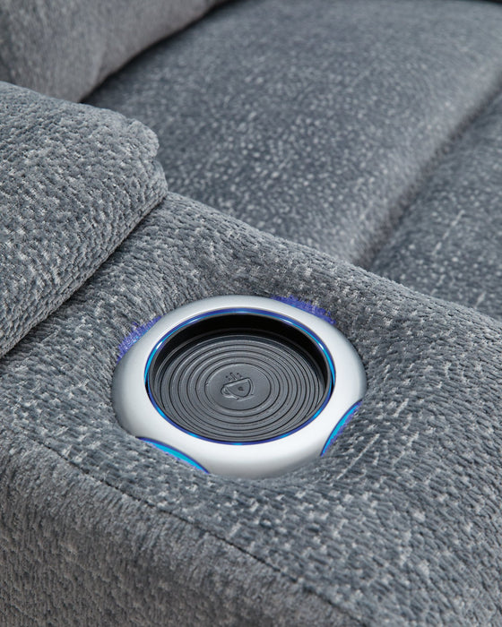Studio Cave Power Reclining Loveseat with Console - Casa Morelos / Coahuila Furniture (Oklahoma City, OK)