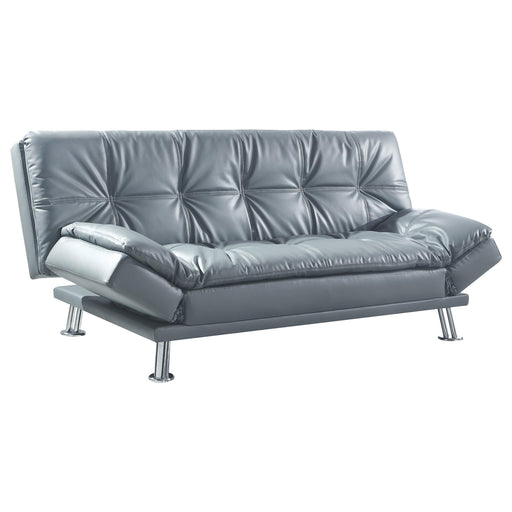 Dilleston Tufted Back Upholstered Sofa Bed Grey - Casa Morelos / Coahuila Furniture (Oklahoma City, OK)