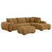 Camacho Upholstered Sectional Sofa with Ottoman Set - Casa Morelos / Coahuila Furniture (Oklahoma City, OK)