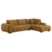 Camacho Upholstered Chaise Sectional Sofa Amber - Casa Morelos / Coahuila Furniture (Oklahoma City, OK)