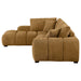 Camacho Upholstered Chaise Sectional Sofa Amber - Casa Morelos / Coahuila Furniture (Oklahoma City, OK)