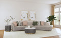 Fayette Upholstered Sectional Sofa Greige - Casa Morelos / Coahuila Furniture (Oklahoma City, OK)