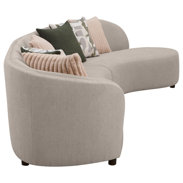 Fayette Upholstered Sectional Sofa Greige - Casa Morelos / Coahuila Furniture (Oklahoma City, OK)