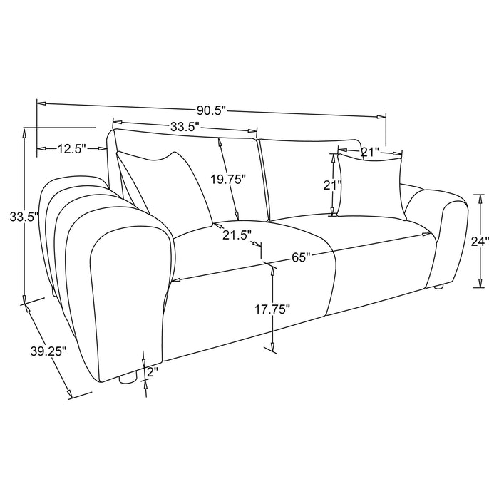 Burnett Sofa - Casa Morelos / Coahuila Furniture (Oklahoma City, OK)