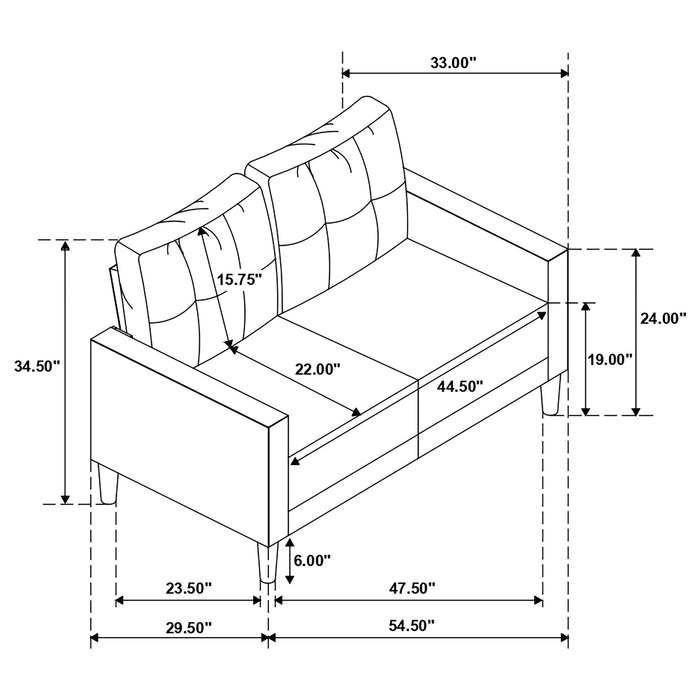 Bowen Stationary 3 Pc Sets - Casa Morelos / Coahuila Furniture (Oklahoma City, OK)