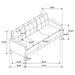 Bowen Stationary 3 Pc Sets - Casa Morelos / Coahuila Furniture (Oklahoma City, OK)