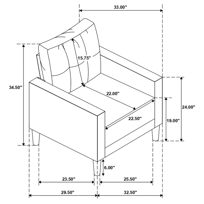 Bowen Stationary 3 Pc Sets - Casa Morelos / Coahuila Furniture (Oklahoma City, OK)
