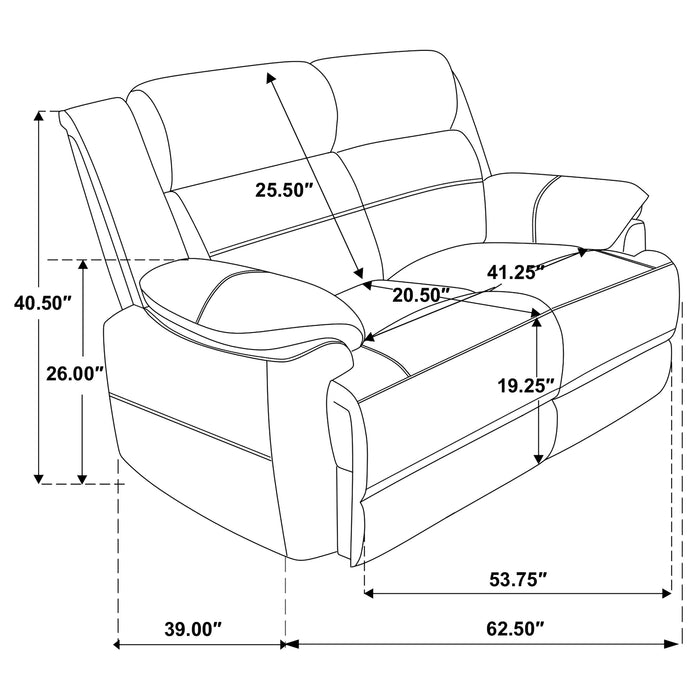 Ellington Stationary 3 Pc Set - Casa Morelos / Coahuila Furniture (Oklahoma City, OK)