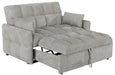 Cotswold Tufted Cushion Sleeper Sofa Bed Light Grey & Dark Grey - Casa Morelos / Coahuila Furniture (Oklahoma City, OK)