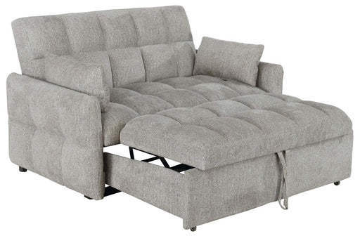 Cotswold Tufted Cushion Sleeper Sofa Bed Light Grey & Dark Grey - Casa Morelos / Coahuila Furniture (Oklahoma City, OK)