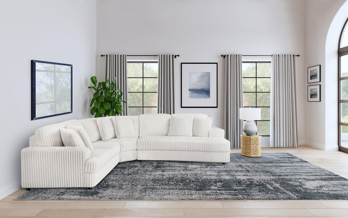 Emberson Upholstered Modular Sectional Sofa Ivory - Casa Morelos / Coahuila Furniture (Oklahoma City, OK)