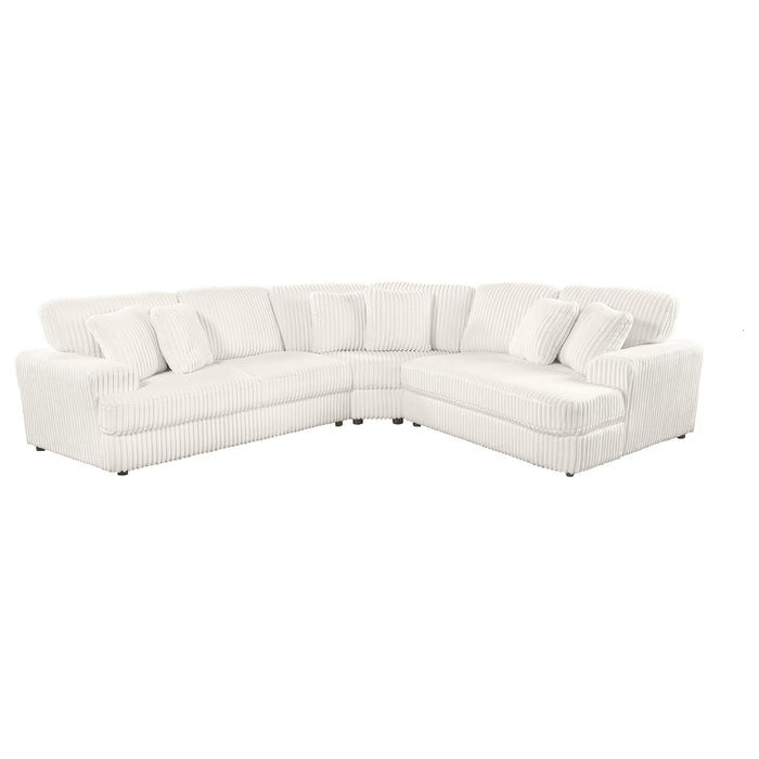 Emberson Upholstered Modular Sectional Sofa Ivory - Casa Morelos / Coahuila Furniture (Oklahoma City, OK)