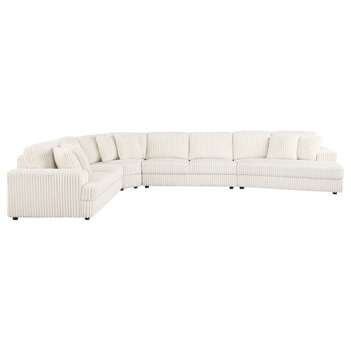 Emberson Upholstered Modular Sectional Sofa Ivory - Casa Morelos / Coahuila Furniture (Oklahoma City, OK)