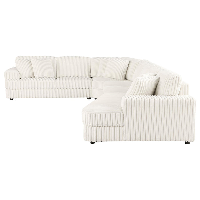 Emberson Upholstered Modular Sectional Sofa Ivory - Casa Morelos / Coahuila Furniture (Oklahoma City, OK)