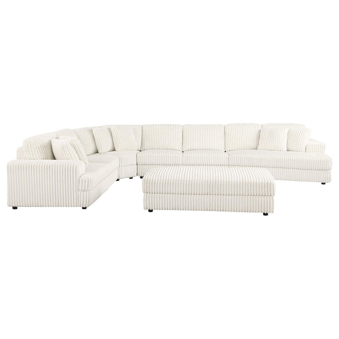 Emberson Upholstered Modular Sectional Sofa Ivory - Casa Morelos / Coahuila Furniture (Oklahoma City, OK)