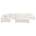 Emberson Upholstered Modular Sectional Sofa Ivory - Casa Morelos / Coahuila Furniture (Oklahoma City, OK)