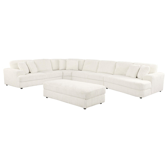 Emberson Upholstered Modular Sectional Sofa Ivory - Casa Morelos / Coahuila Furniture (Oklahoma City, OK)