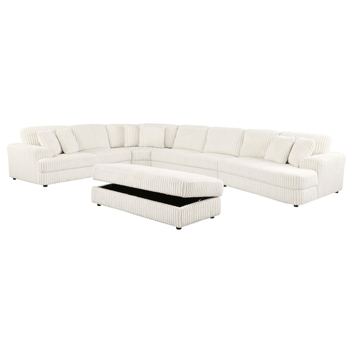 Emberson Upholstered Modular Sectional Sofa Ivory - Casa Morelos / Coahuila Furniture (Oklahoma City, OK)