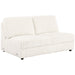 Emberson Upholstered Armless Loveseat Ivory - Casa Morelos / Coahuila Furniture (Oklahoma City, OK)