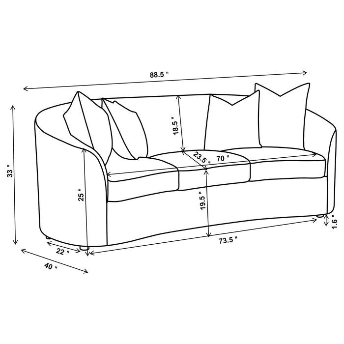 Rainn Living room set - Casa Morelos / Coahuila Furniture (Oklahoma City, OK)