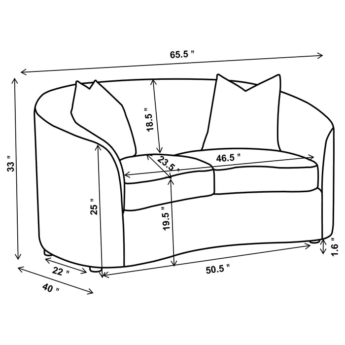Rainn Living room set - Casa Morelos / Coahuila Furniture (Oklahoma City, OK)