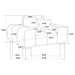 Octavia Accent Chair - Casa Morelos / Coahuila Furniture (Oklahoma City, OK)