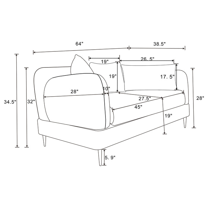 Jade Loveseats - Casa Morelos / Coahuila Furniture (Oklahoma City, OK)