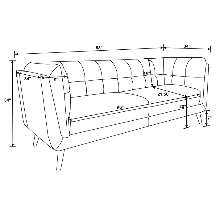 Thatcher Stationary 3 Pc Sets - Casa Morelos / Coahuila Furniture (Oklahoma City, OK)