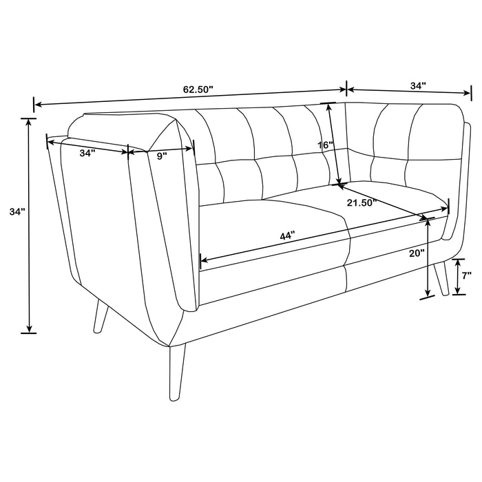 Thatcher Stationary 3 Pc Sets - Casa Morelos / Coahuila Furniture (Oklahoma City, OK)