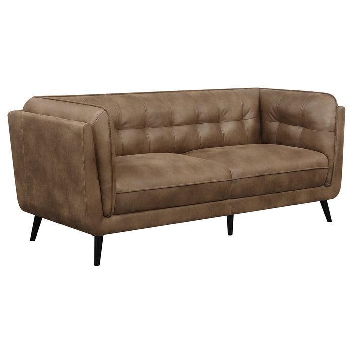 Thatcher Stationary 3 Pc Set Brown - Casa Morelos / Coahuila Furniture (Oklahoma City, OK)