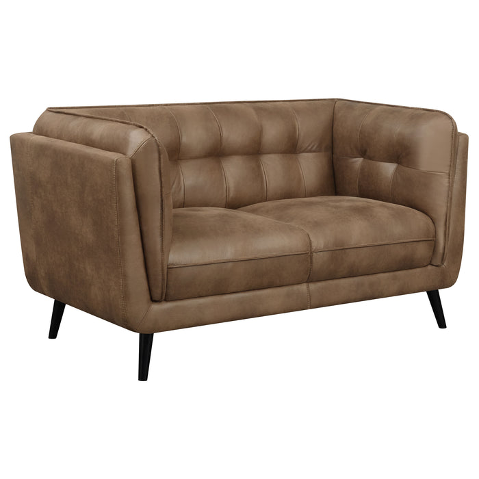 Thatcher Stationary 3 Pc Set Brown - Casa Morelos / Coahuila Furniture (Oklahoma City, OK)