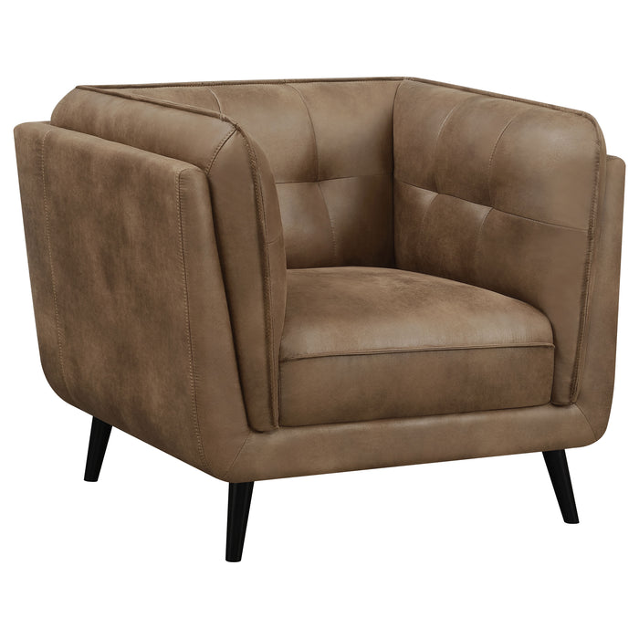 Thatcher Stationary 3 Pc Set Brown - Casa Morelos / Coahuila Furniture (Oklahoma City, OK)