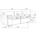 Buxton Loveseat - Casa Morelos / Coahuila Furniture (Oklahoma City, OK)